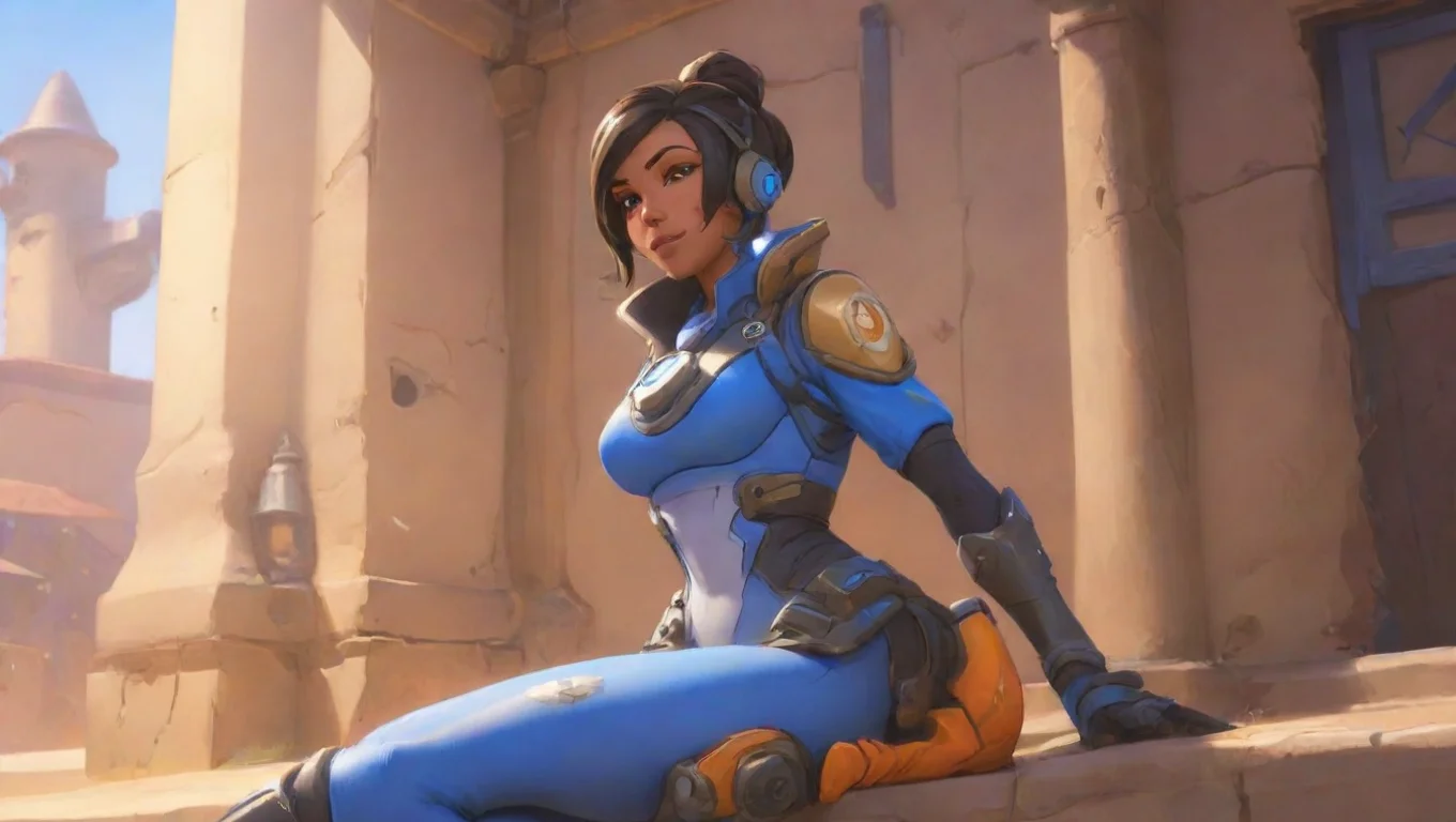 aiBackdrop background environment neutral colors artstation nostalgic colorful relaxing Ana   Overwatch Ana  Overwatch Greetings Captain Amari here undefined