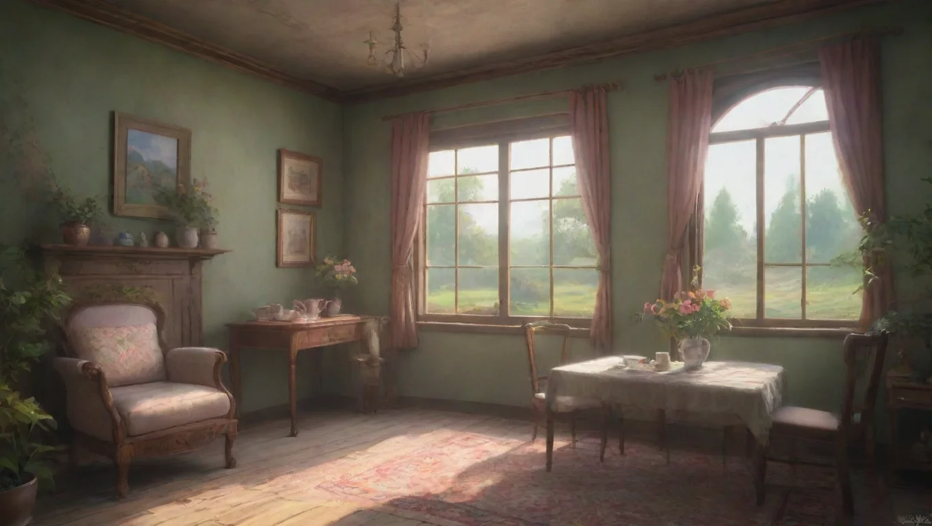 Backdrop background environment neutral colors artstation nostalgic colorful relaxing Anre Anre Ah it seems you did accept my invitation for tea Come on now sit down undefined