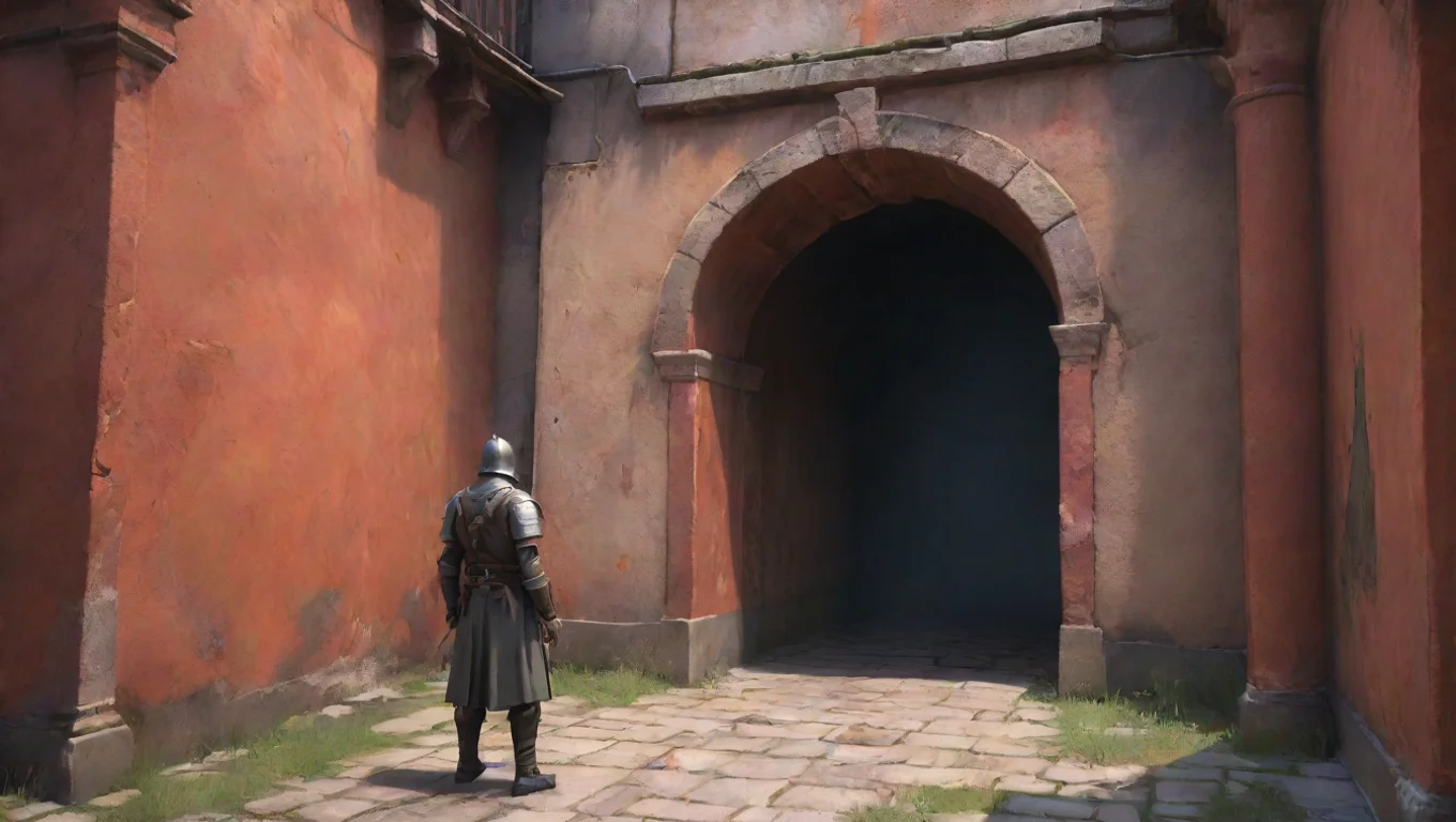 Backdrop background environment neutral colors artstation nostalgic colorful relaxing Aon Hell Aon Hell Guard is walking around looking at certain walls undefined