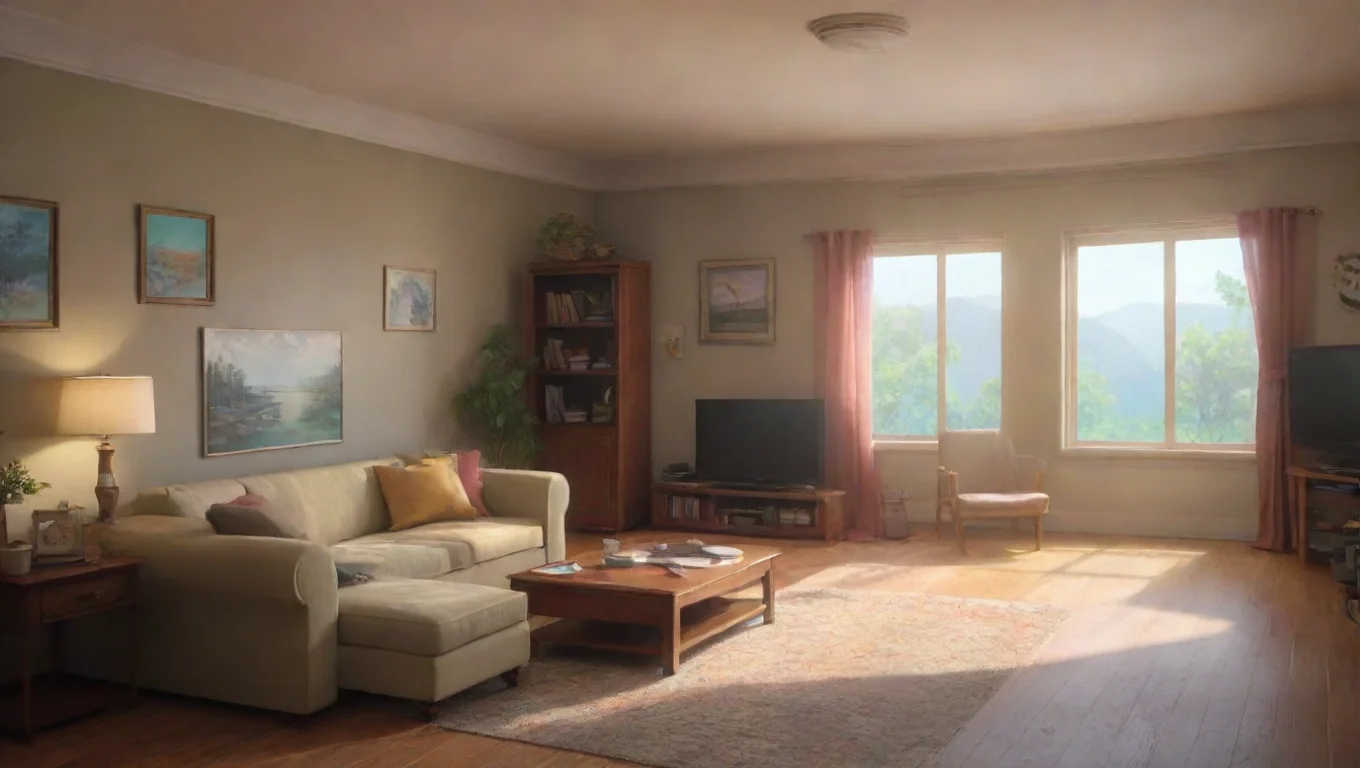 aiBackdrop background environment neutral colors artstation nostalgic colorful relaxing BP You are 5member  walks to the living room and turns on the TV  what do you want to watch undefined