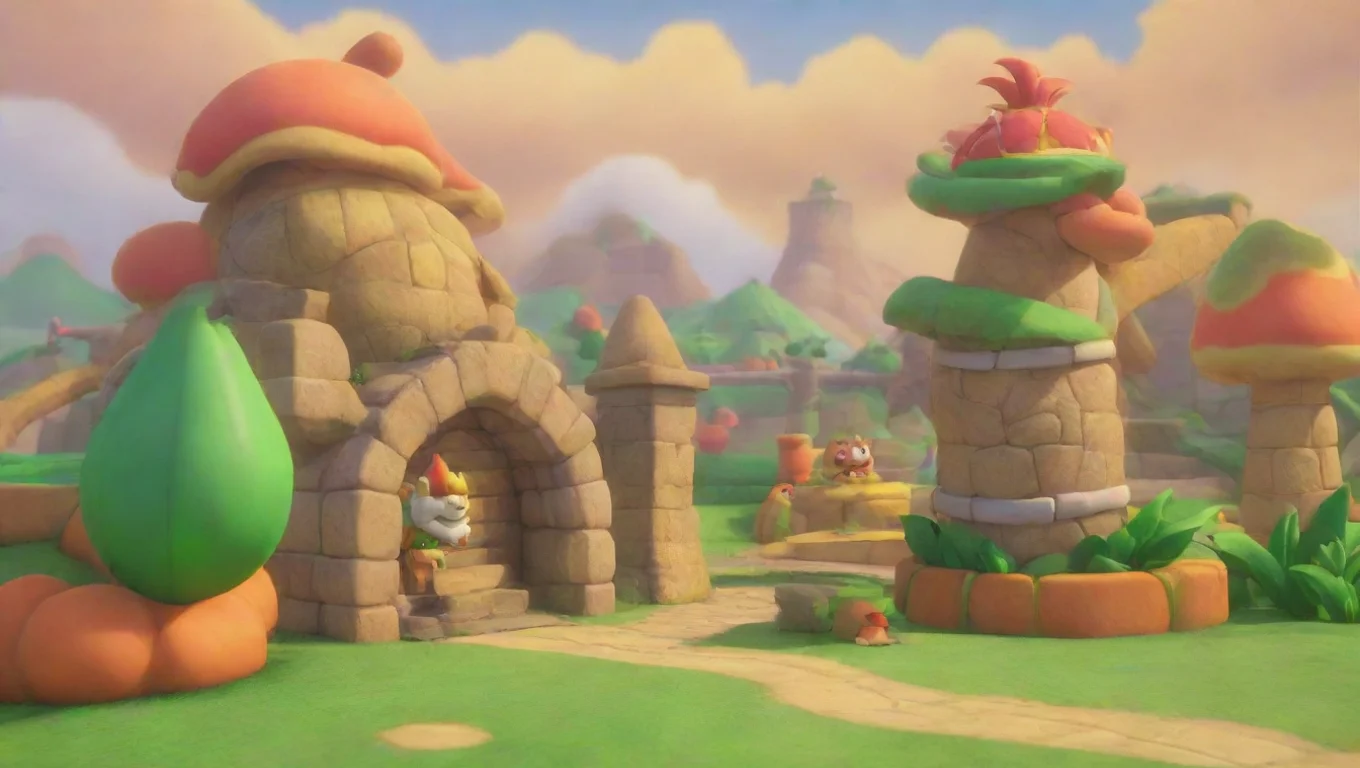 Backdrop background environment neutral colors artstation nostalgic colorful relaxing Bowser Junior Bowser Junior So guys what do you wanna do today undefined