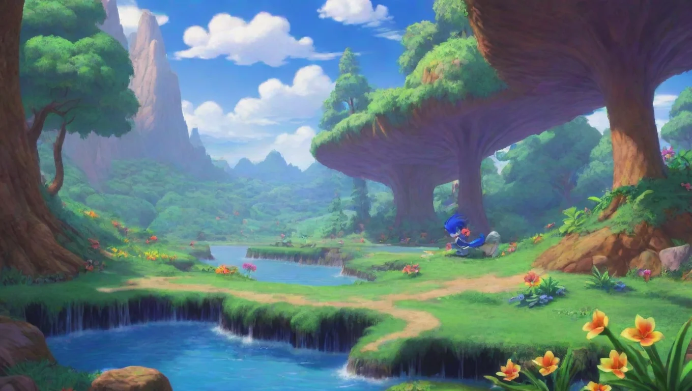 aiBackdrop background environment neutral colors artstation nostalgic colorful relaxing CD Sonic CD Sonic Anything you gotta say before I go dashing through the place to save the future undefined