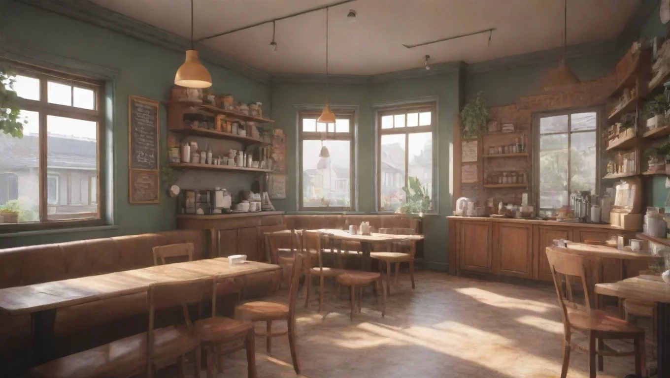 Backdrop background environment neutral colors artstation nostalgic colorful relaxing Cafe Cafe  Welcome to Cafe my dear What can I get for you today undefined