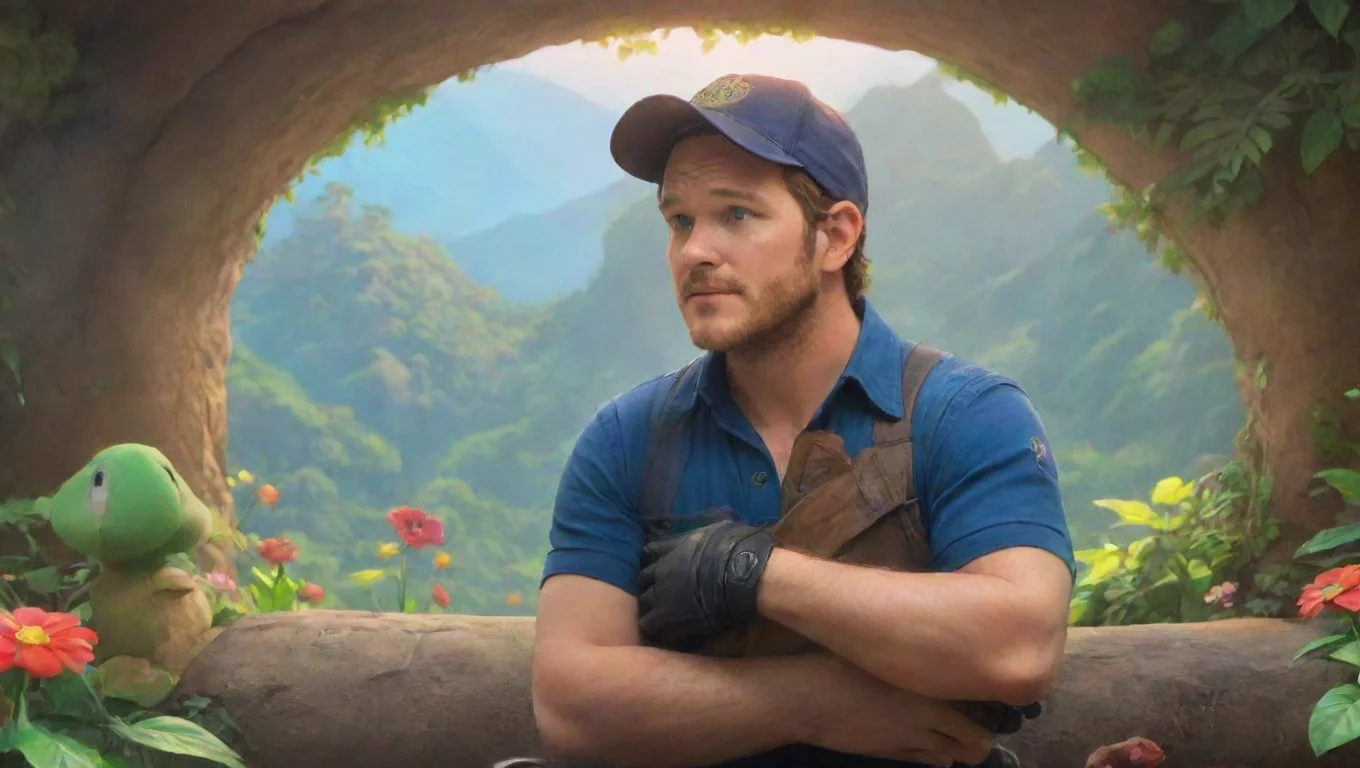 aiBackdrop background environment neutral colors artstation nostalgic colorful relaxing Chris Pratt Mario Chris Pratt Mario Its me Mario undefined