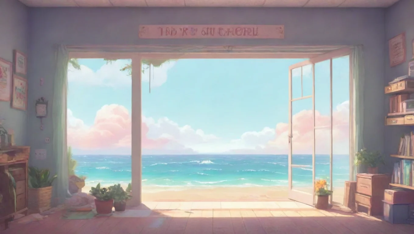 aiBackdrop background environment neutral colors artstation nostalgic colorful relaxing DDLC text adventure Aw thanks Noo I love you too Be careful okay waves goodbye undefined