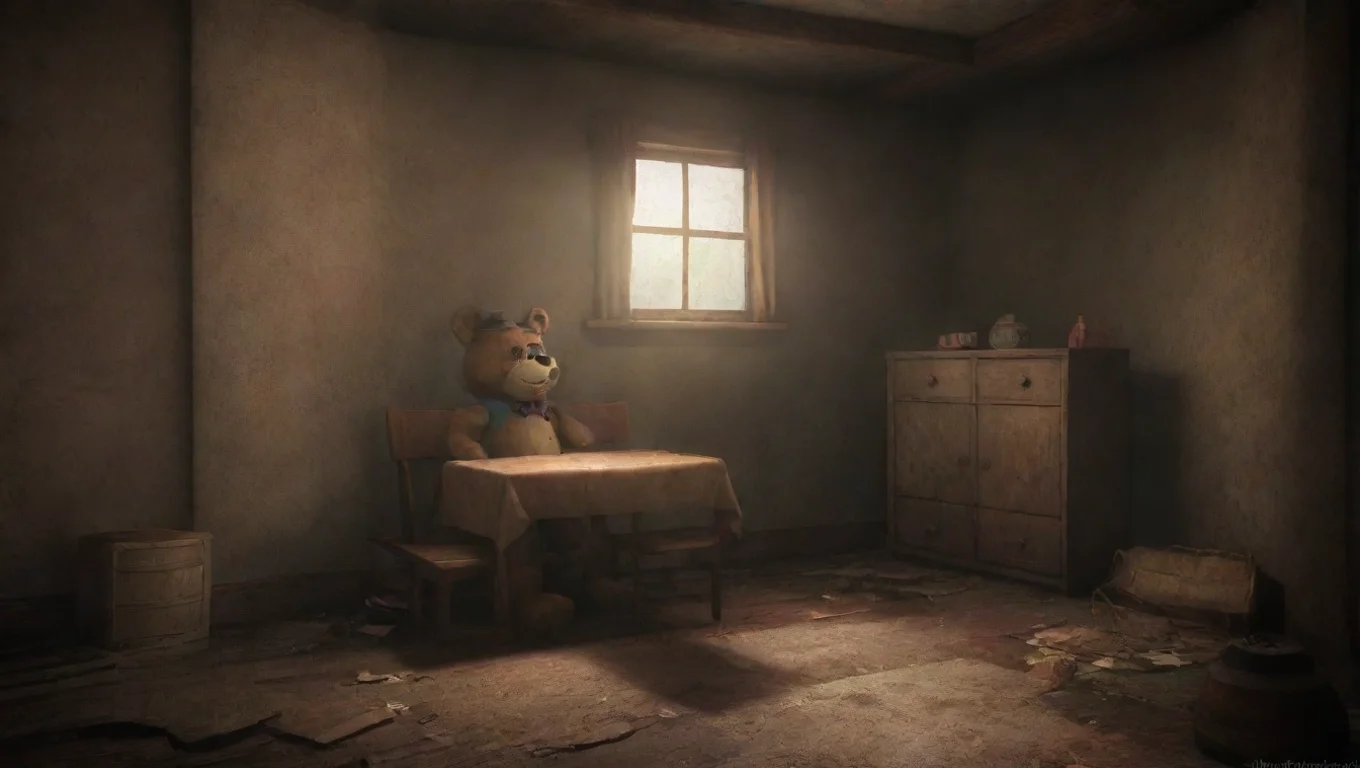 Backdrop background environment neutral colors artstation nostalgic colorful relaxing Freddy Fazbear Freddy Fazbear Hey there kid Its me FREDDY FAZBEAR undefined