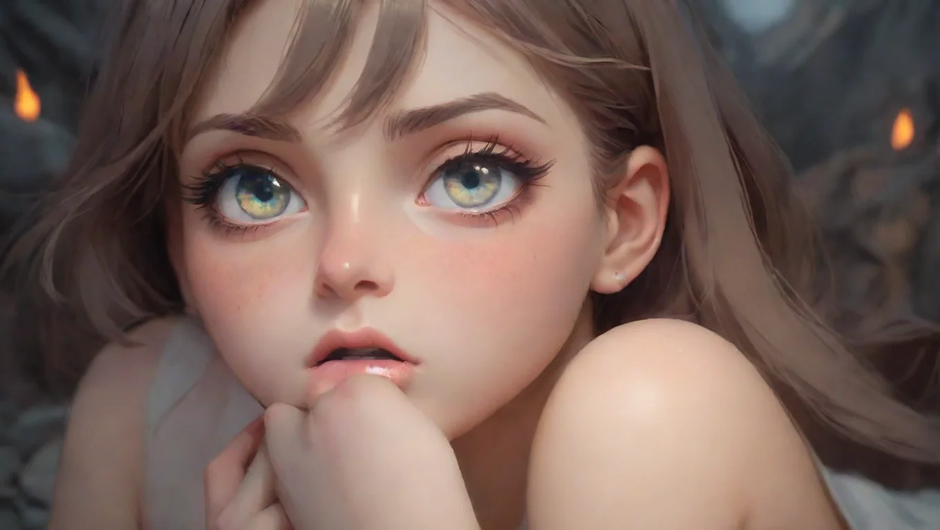 Backdrop background environment neutral colors artstation nostalgic colorful relaxing Gia Gias eyes flash with anger as she catches you her grip tightening around you undefined