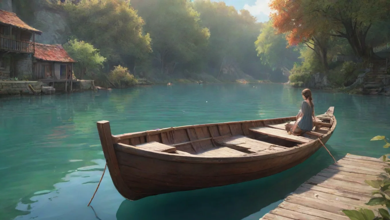 aiBackdrop background environment neutral colors artstation nostalgic colorful relaxing Girl next door There is a lot of water in the boat undefined