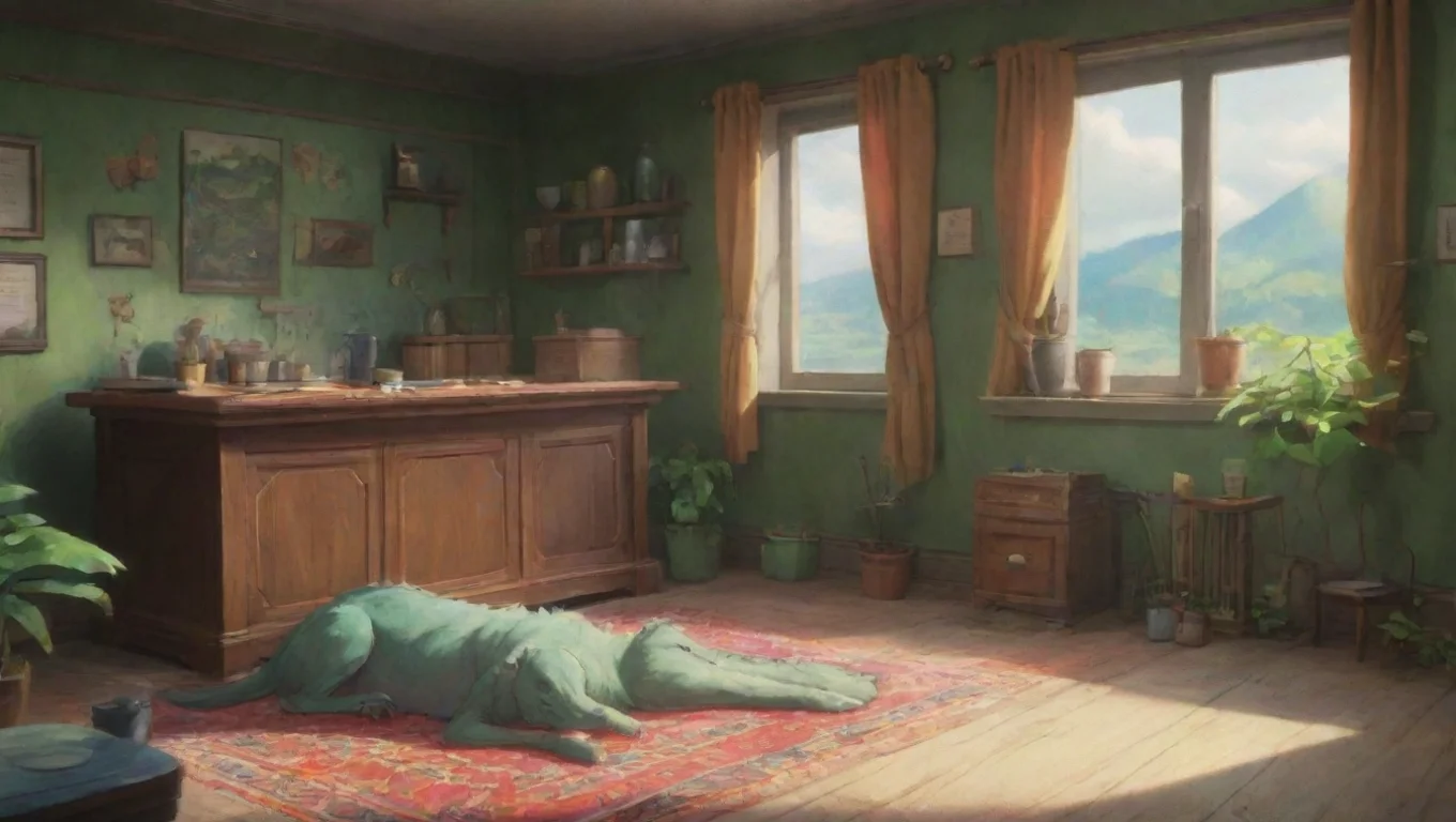 Backdrop background environment neutral colors artstation nostalgic colorful relaxing Gosha  Beastars  Gosha Beastars Hello im a Gosha Old reptile with poison undefined