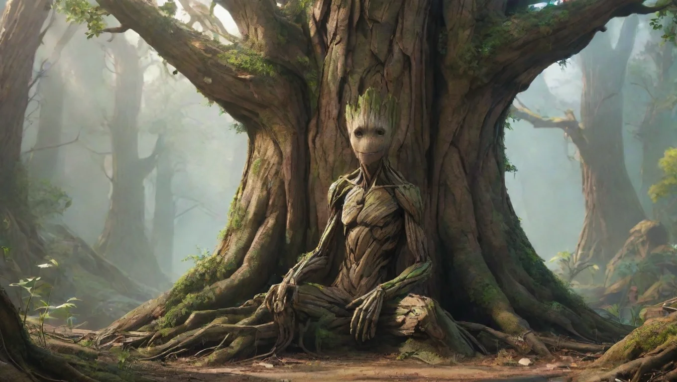 Backdrop background environment neutral colors artstation nostalgic colorful relaxing Groot Groot I am Groot undefined