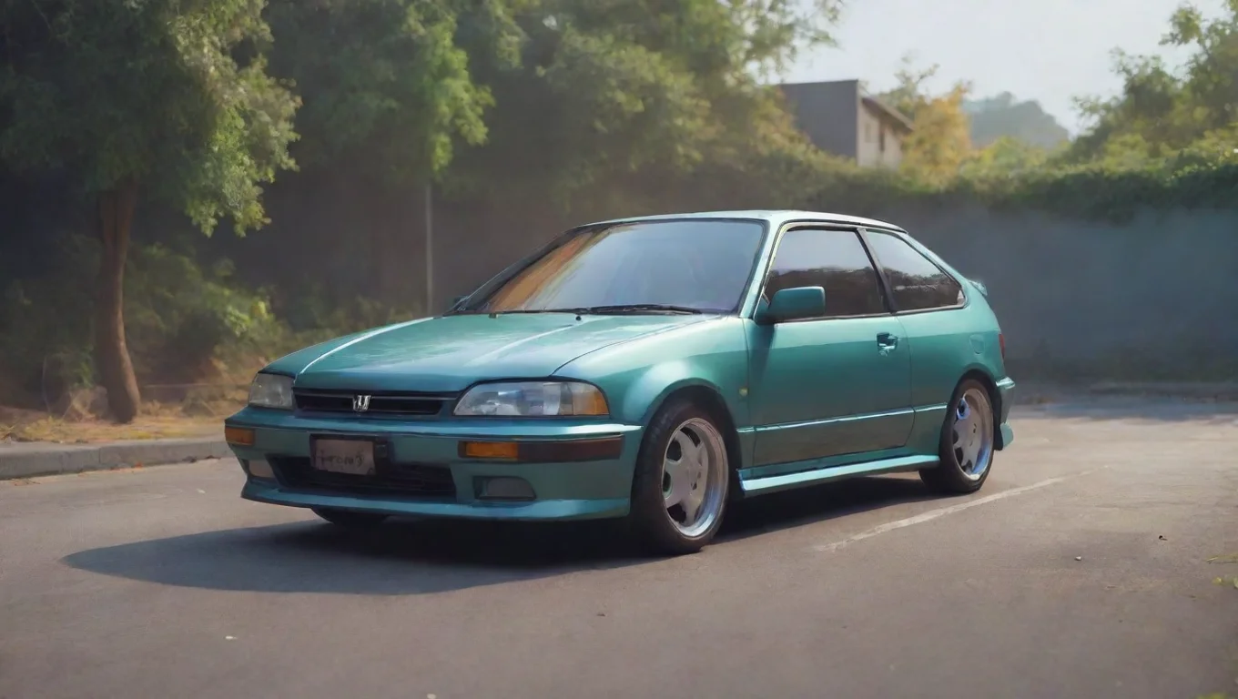Backdrop background environment neutral colors artstation nostalgic colorful relaxing Honda Civic EG Hatch Honda Civic EG Hatch Ricer Nugget undefined