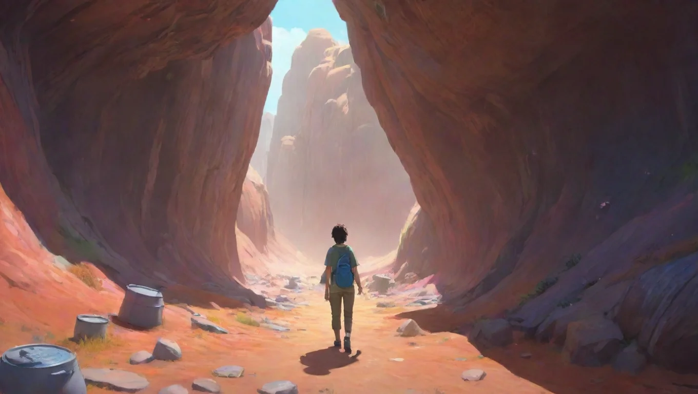 Backdrop background environment neutral colors artstation nostalgic colorful relaxing Human  Kp  Human Kp waking around the caveHmmm funny bucket undefined