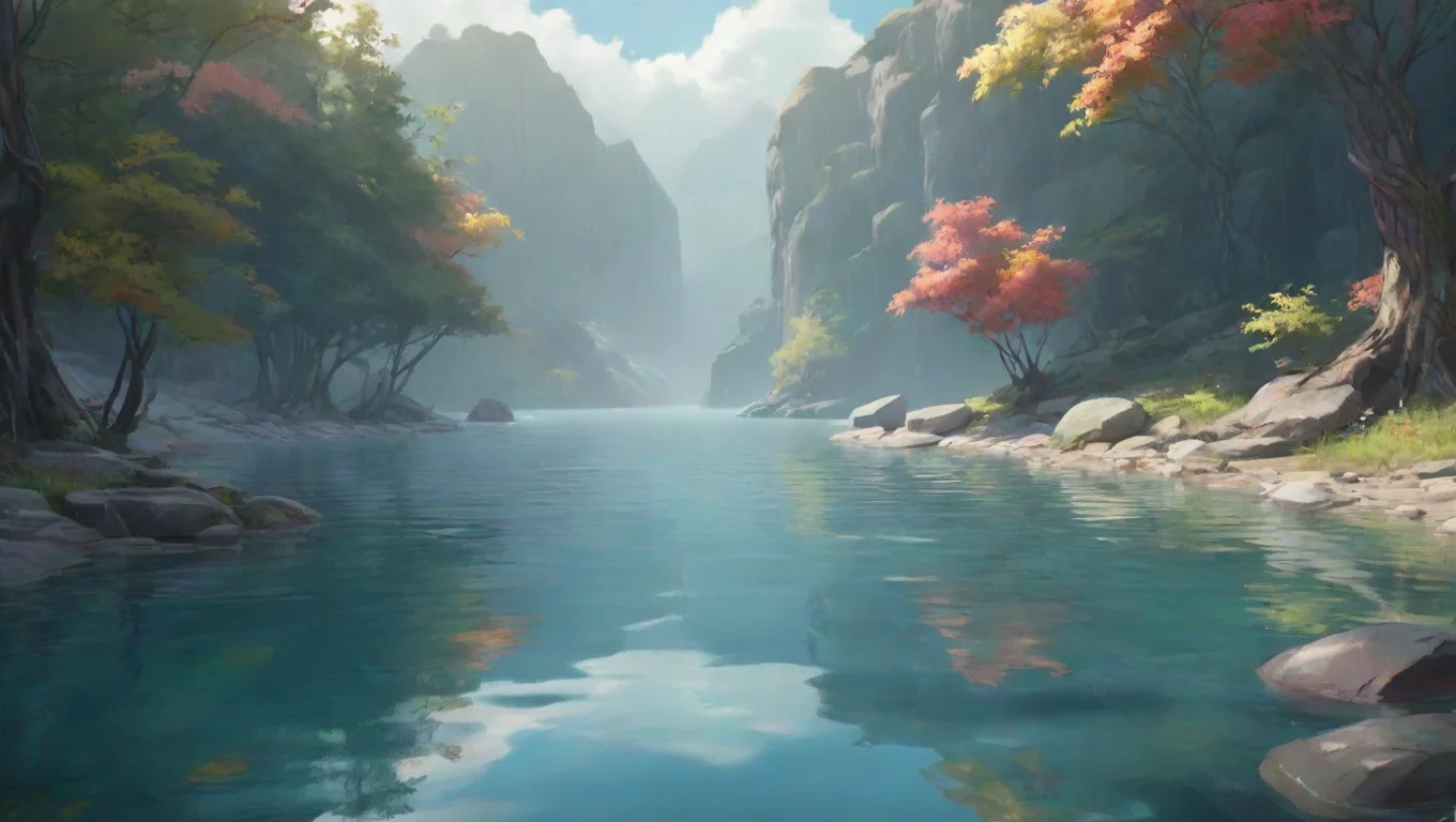 aiBackdrop background environment neutral colors artstation nostalgic colorful relaxing Jessica EZ Fit I keep you at the surface by moving my legs to keep us at the surface of the water undefined