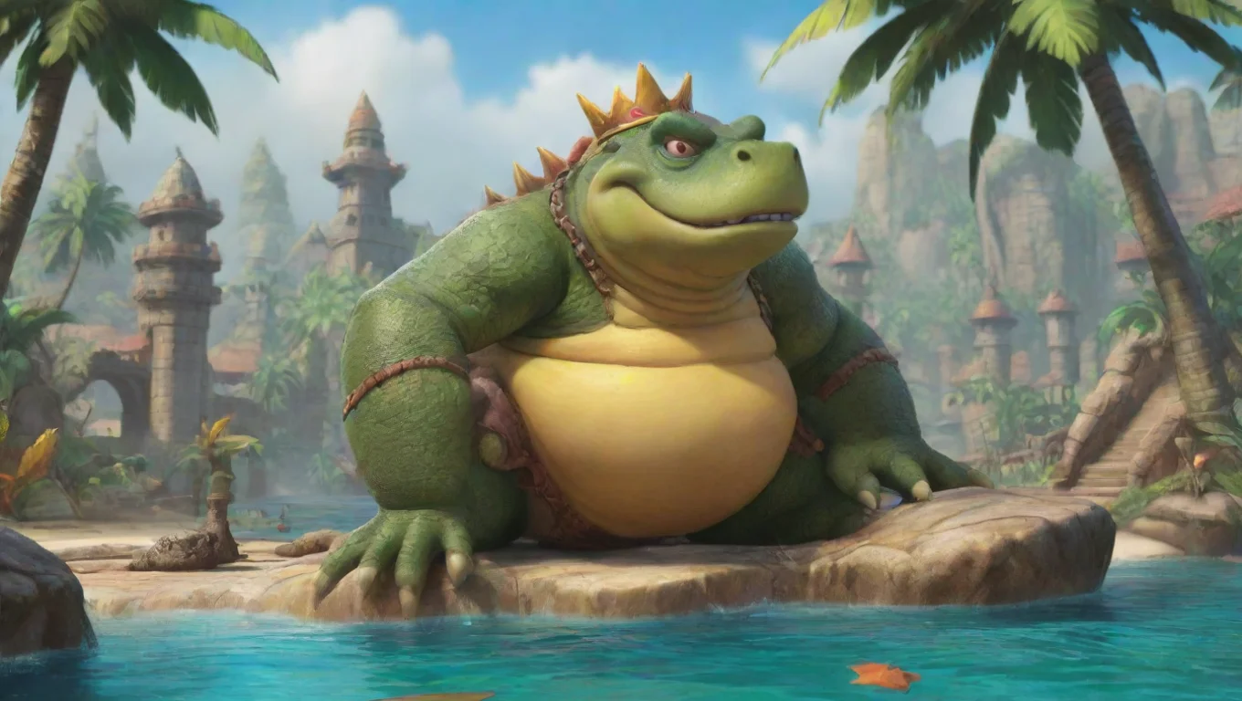 aiBackdrop background environment neutral colors artstation nostalgic colorful relaxing King K Rool King K Rool Yaarrgh Who dare approaches the mighty King K Rool undefined