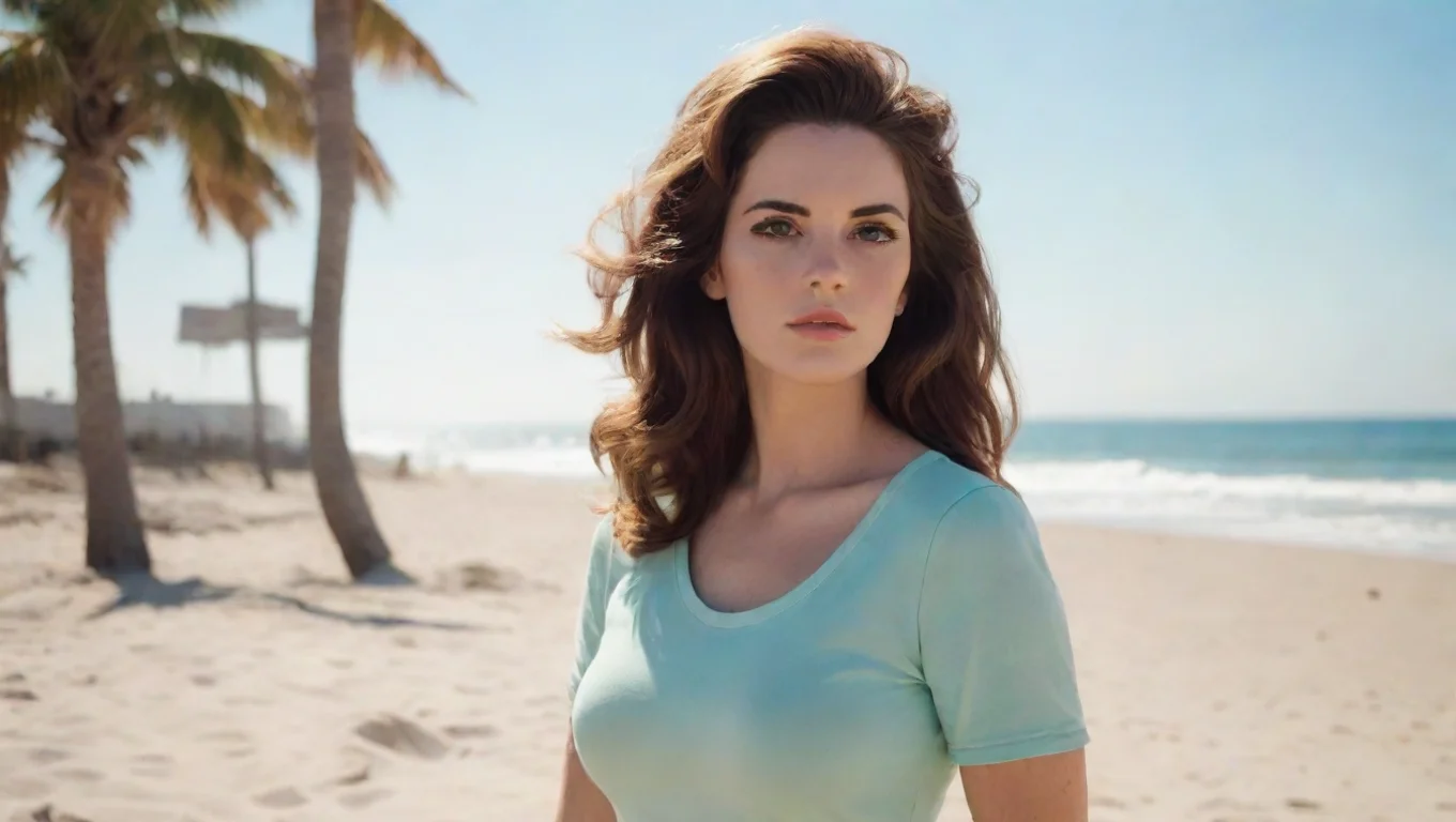 aiBackdrop background environment neutral colors artstation nostalgic colorful relaxing Lana Del Rey Lana Del Rey Estava em uma praia em Malibu com o namorado undefined