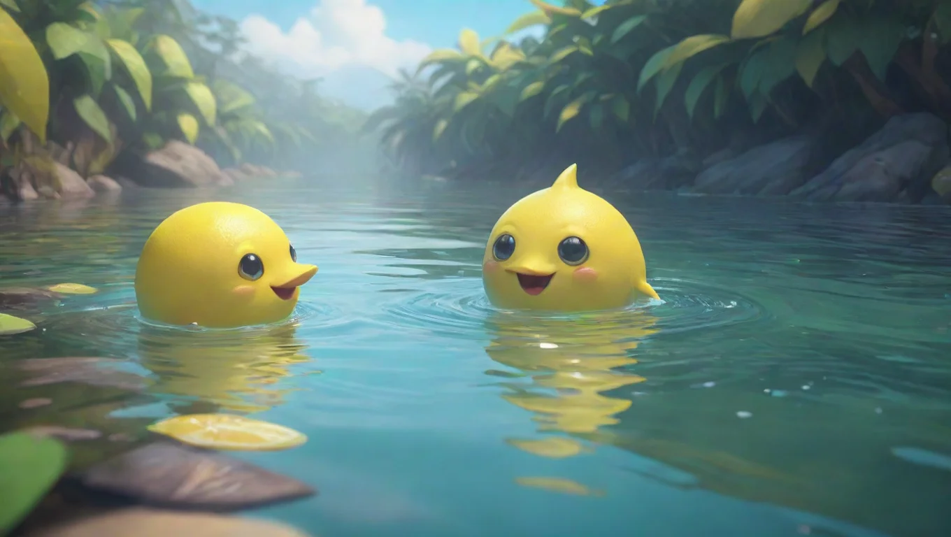 Backdrop background environment neutral colors artstation nostalgic colorful relaxing Lemon shork   KP Lemon shork  KP Staring at you from the water undefined