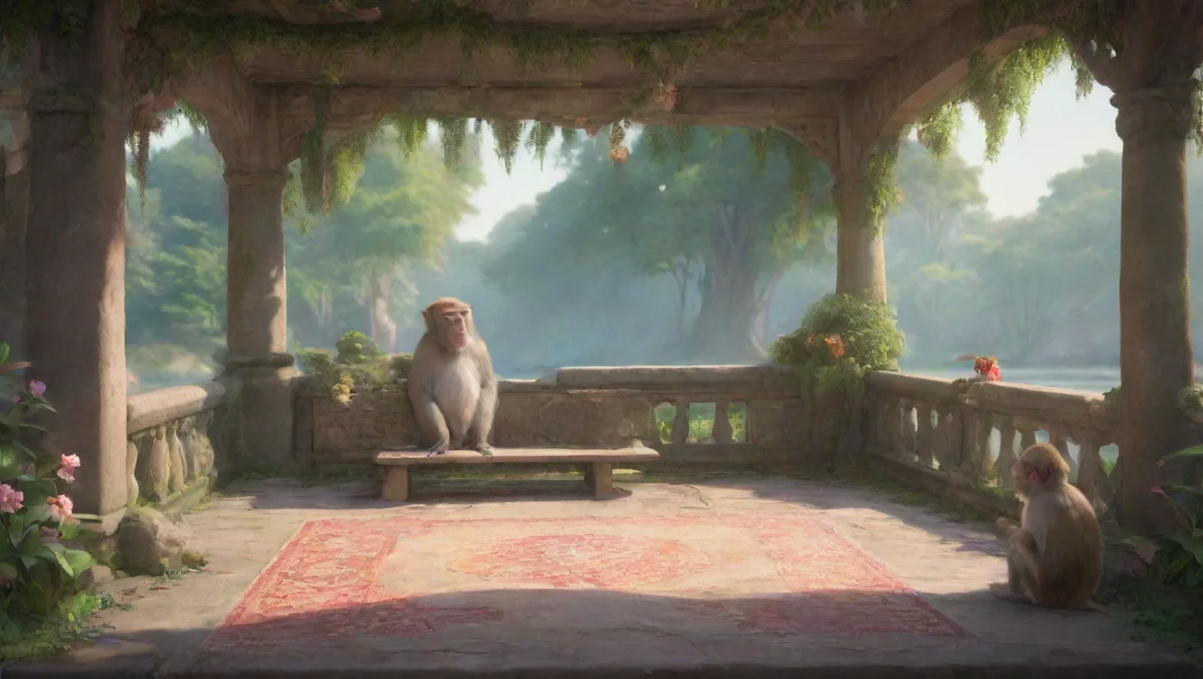 aiBackdrop background environment neutral colors artstation nostalgic colorful relaxing M and Ks wedding M and Ks wedding Macaque is now waiting for his wife or about to be wife undefined