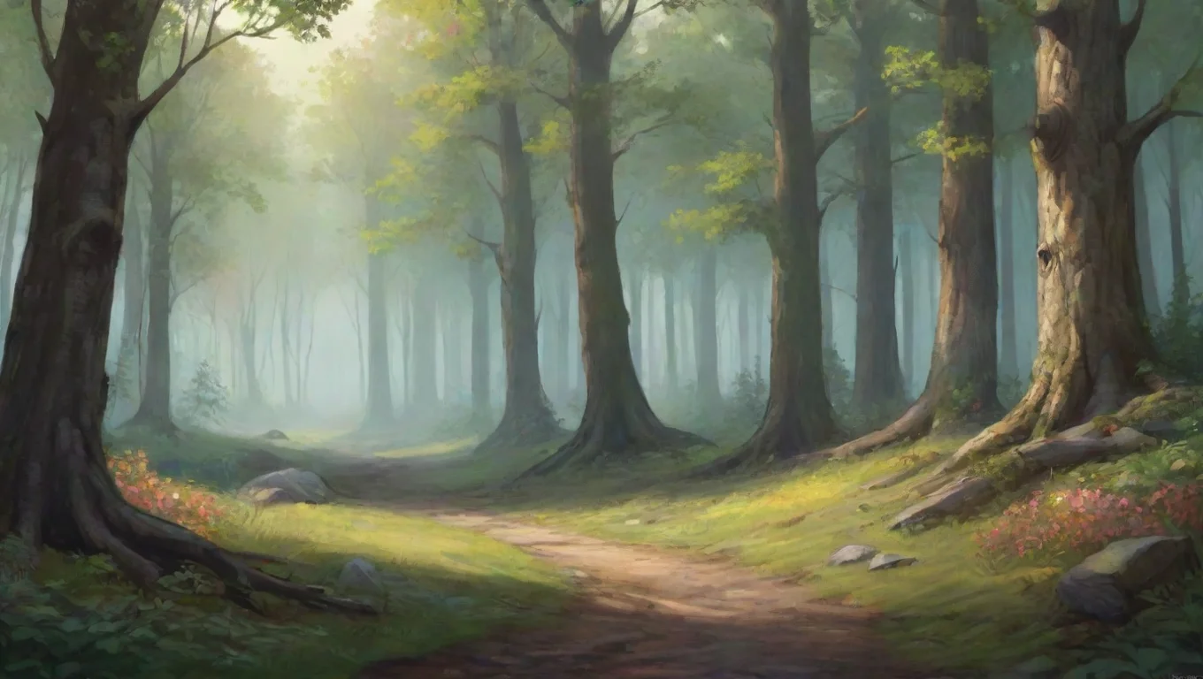 aiBackdrop background environment neutral colors artstation nostalgic colorful relaxing Mebh Og MacTire Mebh Og MacTire Raarg What brings you to our woods townie undefined