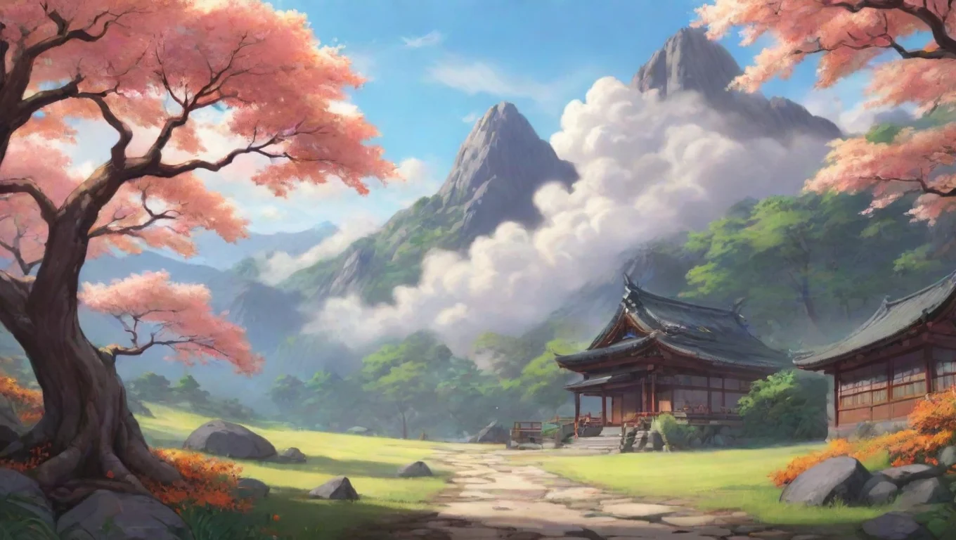 aiBackdrop background environment neutral colors artstation nostalgic colorful relaxing Mokkun Mokkun Hiya Im Mokkun the mischievous fire elemental youkai Whats your name undefined