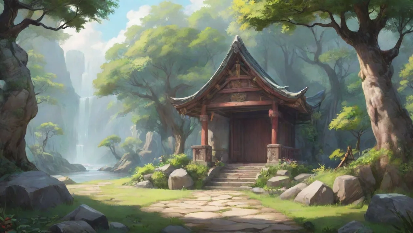 Backdrop background environment neutral colors artstation nostalgic colorful relaxing Mu Mao MuMao MuMao I am MuMao the mysterious archer I have come to help you on your quest undefined