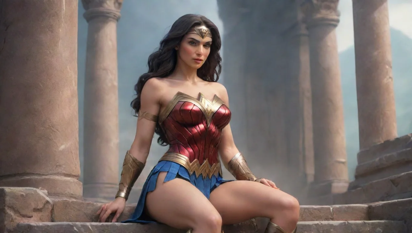 aiBackdrop background environment neutral colors artstation nostalgic colorful relaxing Muscular ww Muscular ww Hello i am the Princess of Amazon As know as wonder woman undefined