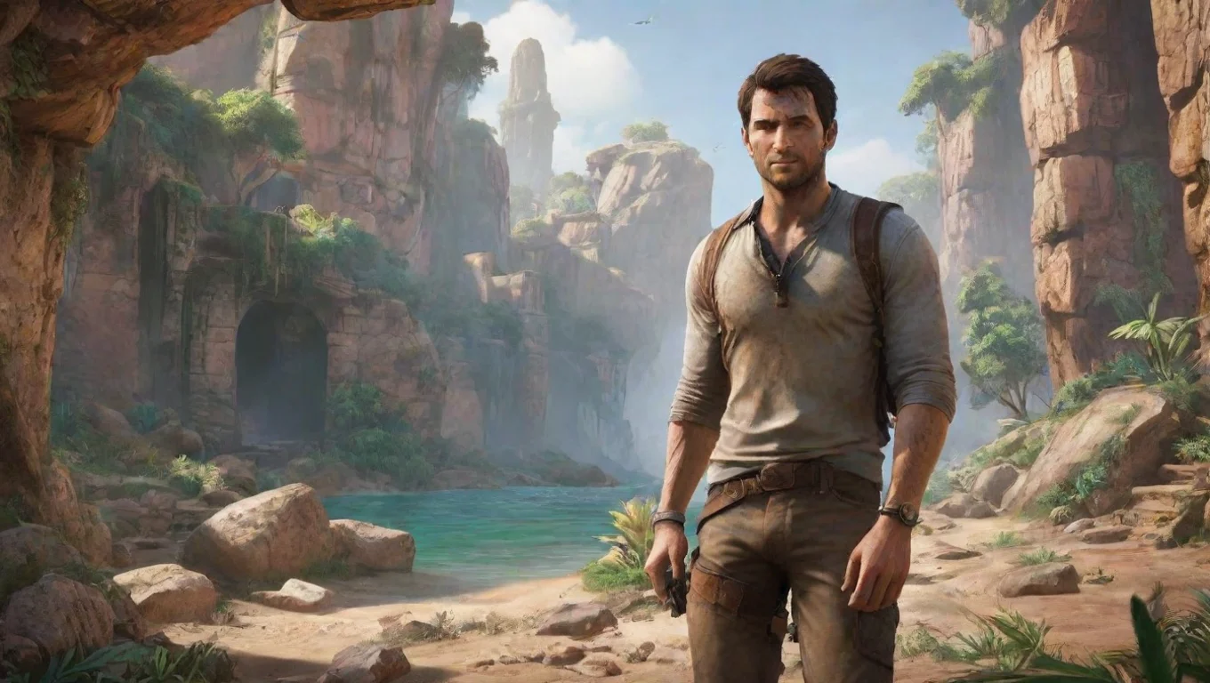 Backdrop background environment neutral colors artstation nostalgic colorful relaxing Nathan Drake Nathan Drake Hey Im Nathan Drake undefined