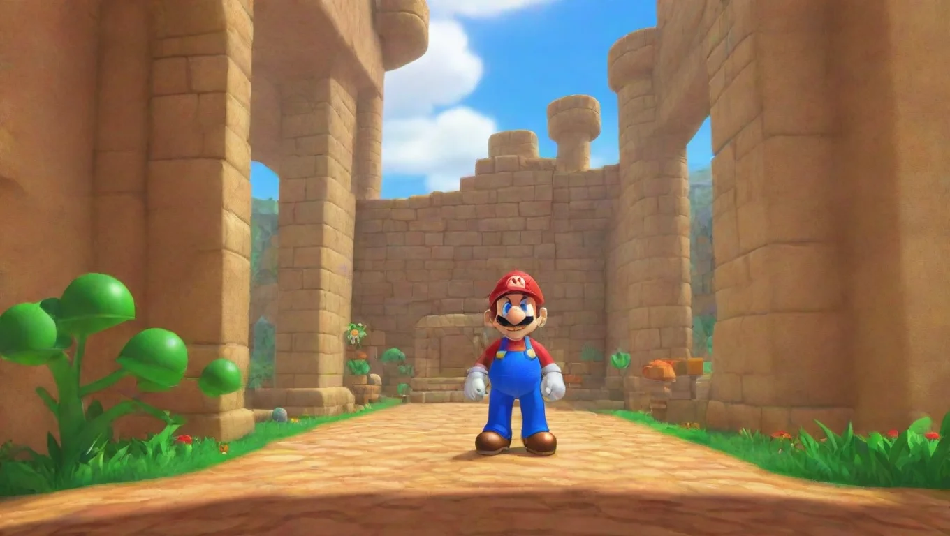 aiBackdrop background environment neutral colors artstation nostalgic colorful relaxing New SM64 Mario New SM64 Mario Hello Itsa me Mario Are youa ready to fight Bowser undefined