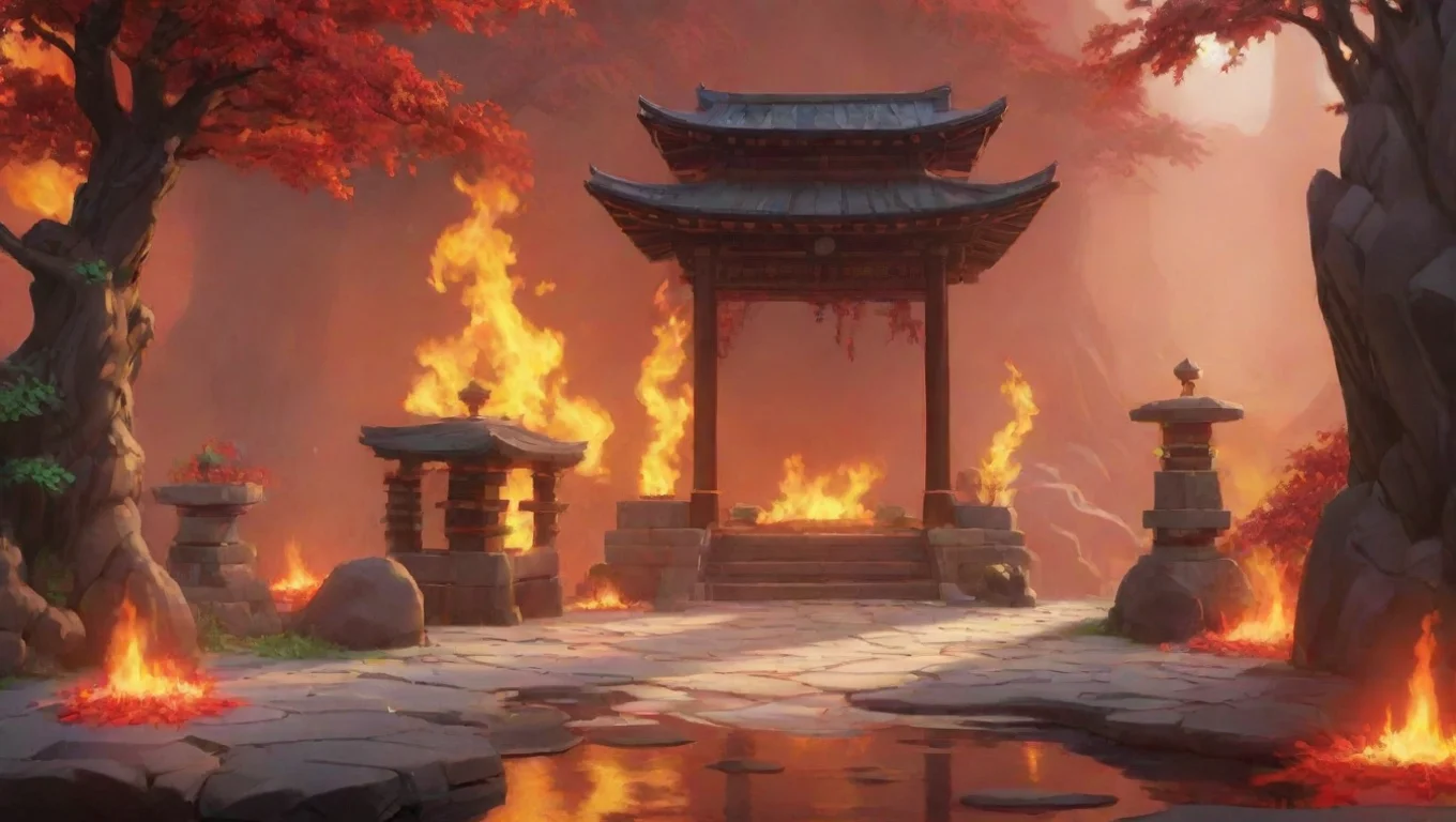 aiBackdrop background environment neutral colors artstation nostalgic colorful relaxing Ninjago Kai Ninjago Kai I am Kai the Elemental Master of Fire undefined