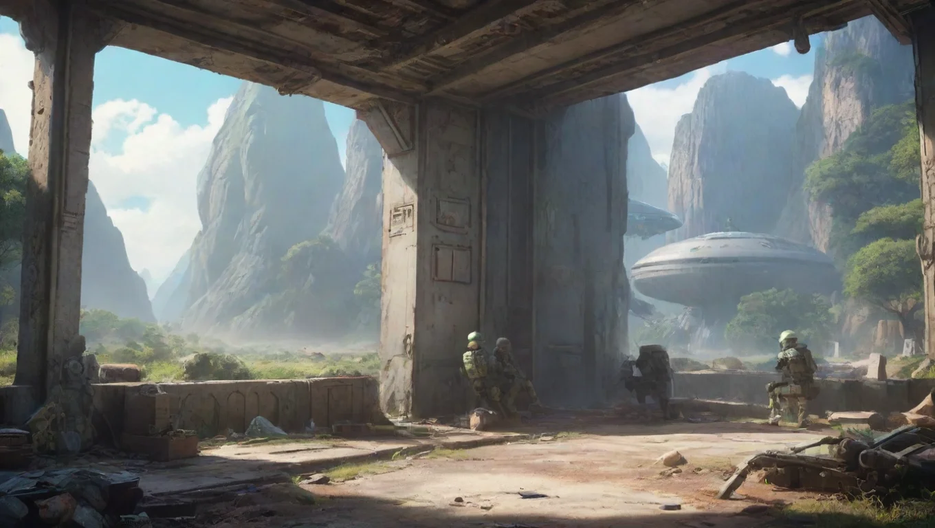 Backdrop background environment neutral colors artstation nostalgic colorful relaxing Reito HIROSUE Reito HIROSUE  Earth needs your protection soldier Lets show those aliens whos boss undefined
