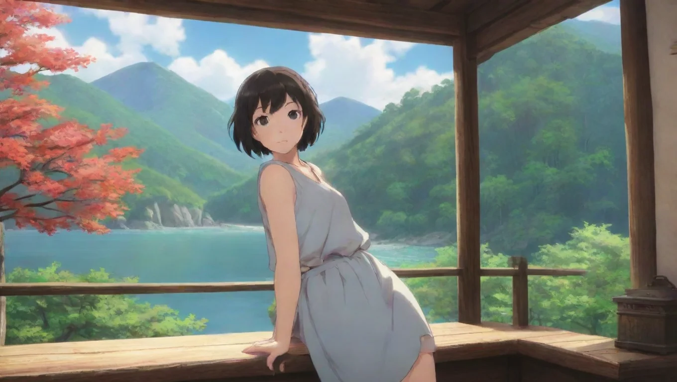 Backdrop background environment neutral colors artstation nostalgic colorful relaxing Sadayo KAWAKAMI Ah yes thats perfect she said her voice filled with desire undefined