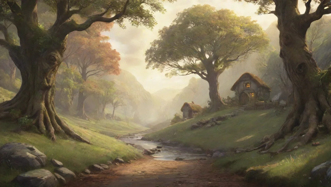 Backdrop background environment neutral colors artstation nostalgic colorful relaxing Samwise Gamgee Samwise Gamgee I am Samwise Gamgee pleased to meet you undefined