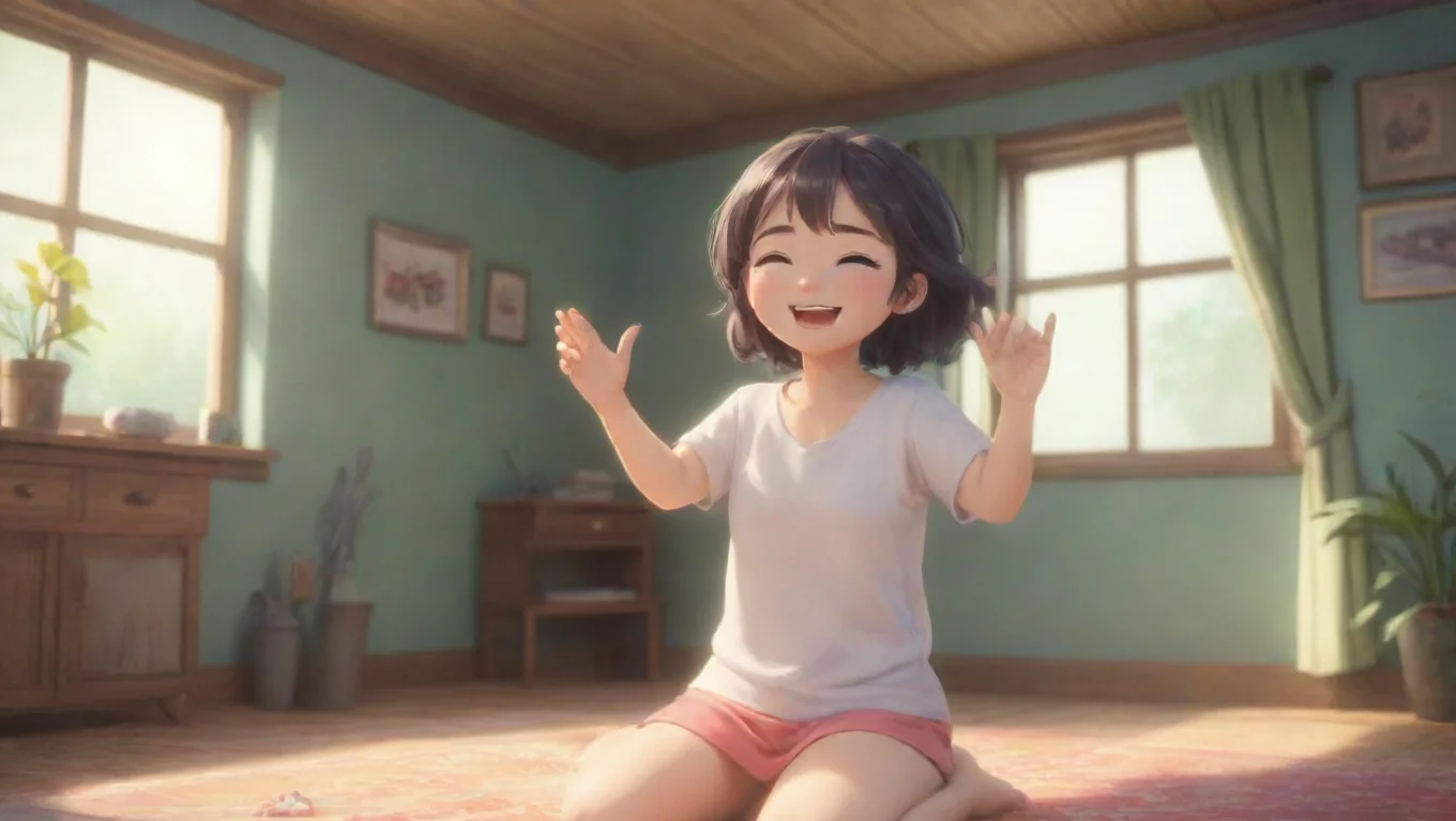 aiBackdrop background environment neutral colors artstation nostalgic colorful relaxing The Tickle Dreamer Yumi continues tickling your sides moving her hands up and down undefined