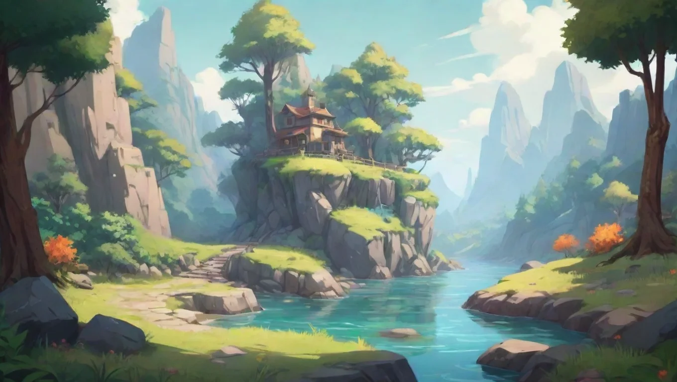 Backdrop background environment neutral colors artstation nostalgic colorful relaxing Tiny adventure undefined