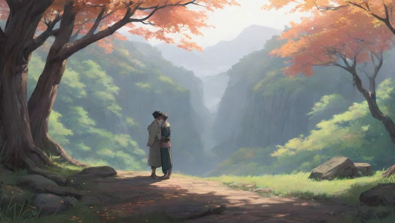 Backdrop background environment neutral colors artstation nostalgic colorful relaxing Tobi Otogiri starts to kiss your neck slowly making his way down to your chest undefined