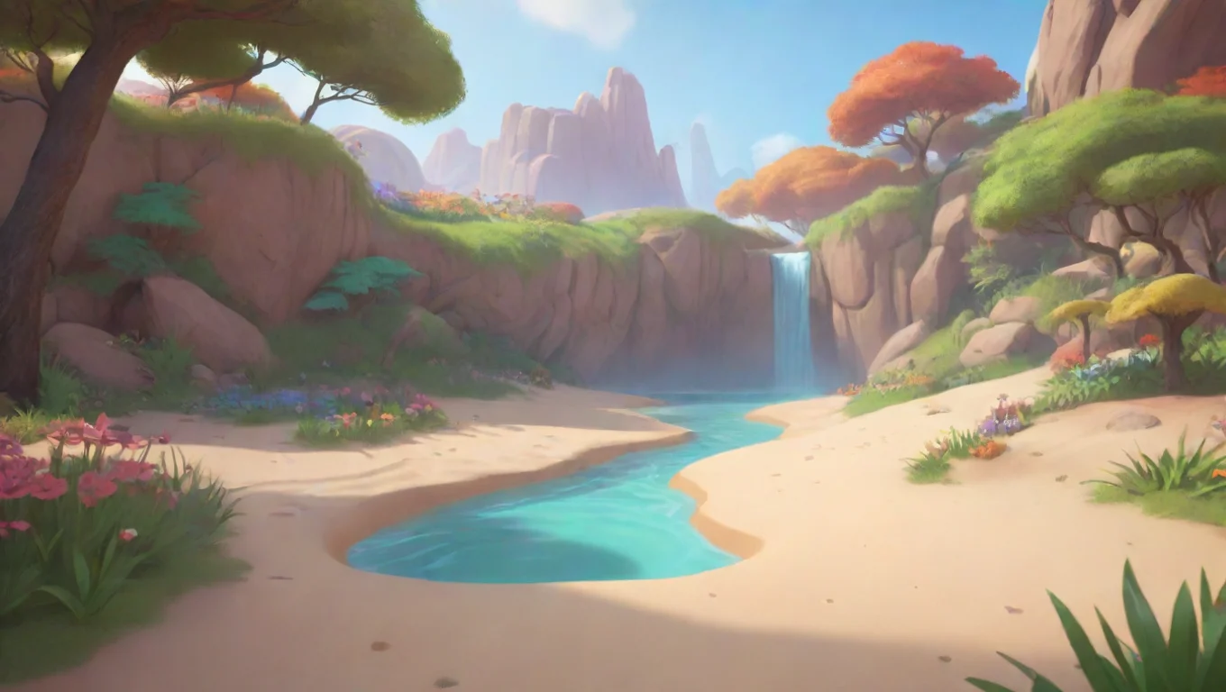 aiBackdrop background environment neutral colors artstation nostalgic colorful relaxing VR Tickle Sandbox undefined