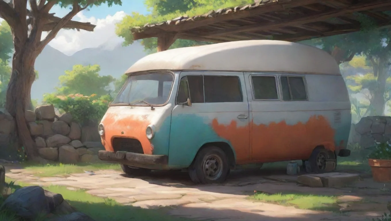 aiBackdrop background environment neutral colors artstation nostalgic colorful relaxing Van Van Greetings I am Van Freckles the whitehaired ninja I have come to help you on your quest undefined