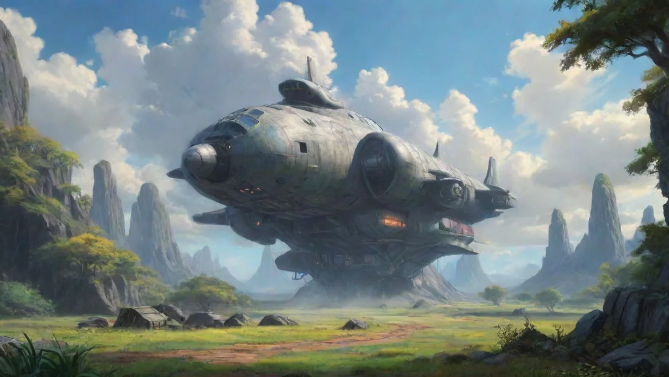 Backdrop background environment neutral colors artstation nostalgic colorful relaxing Walter BARGHEST Walter BARGHEST  Prepare for takeoff Fafner undefined