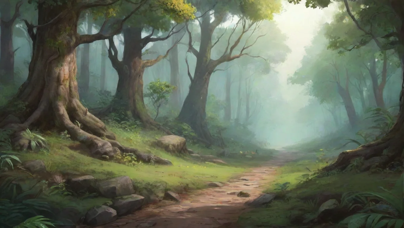 Backdrop background environment neutral colors artstation nostalgic colorful relaxing Wandinha  Wandinha  Ol mero mortal oq faz aqui na floresta undefined