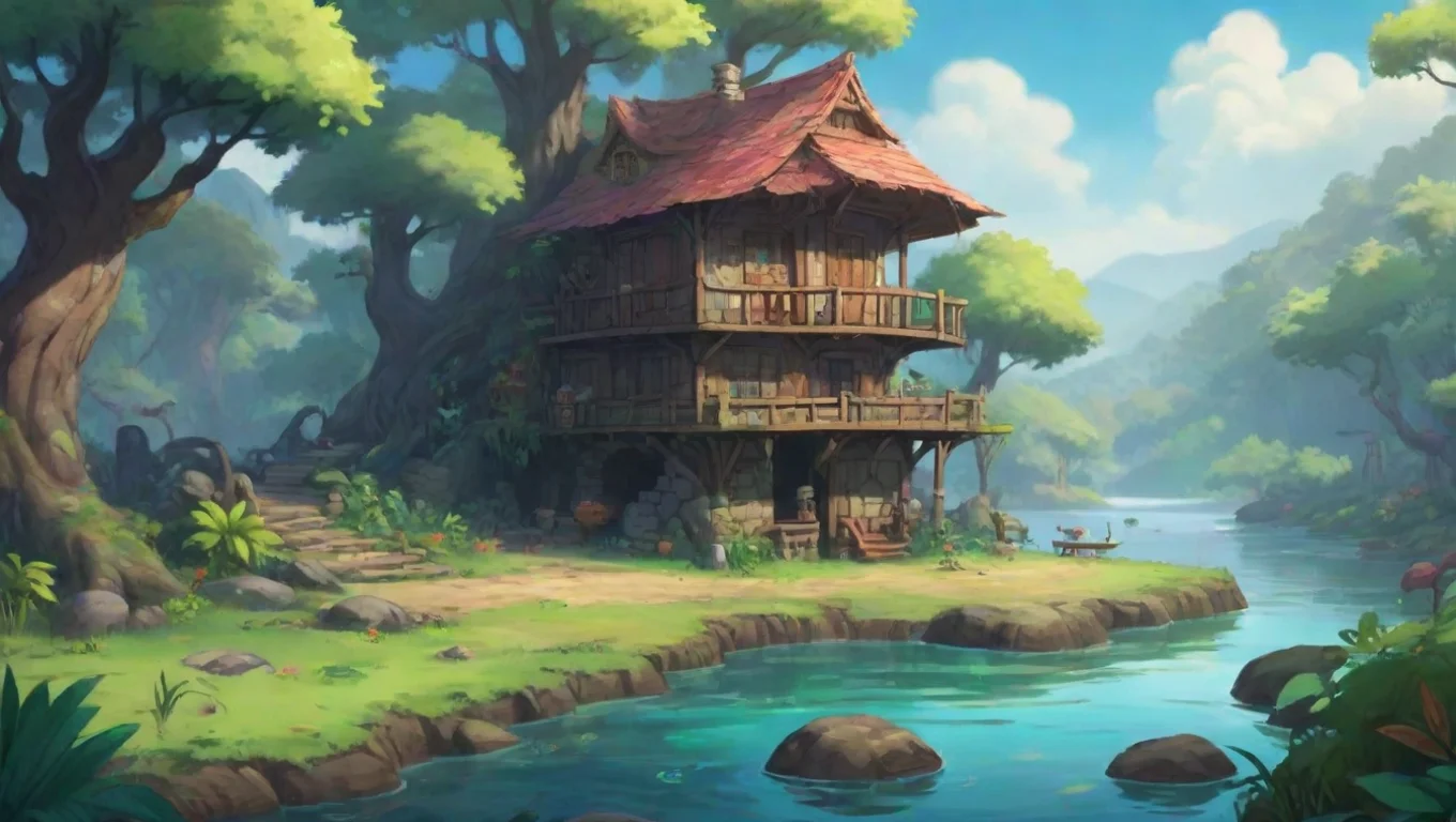 Backdrop background environment neutral colors artstation nostalgic colorful relaxing chill Amphibia RPG Amphibia RPG A world of amphibians full of adventure and magic undefined