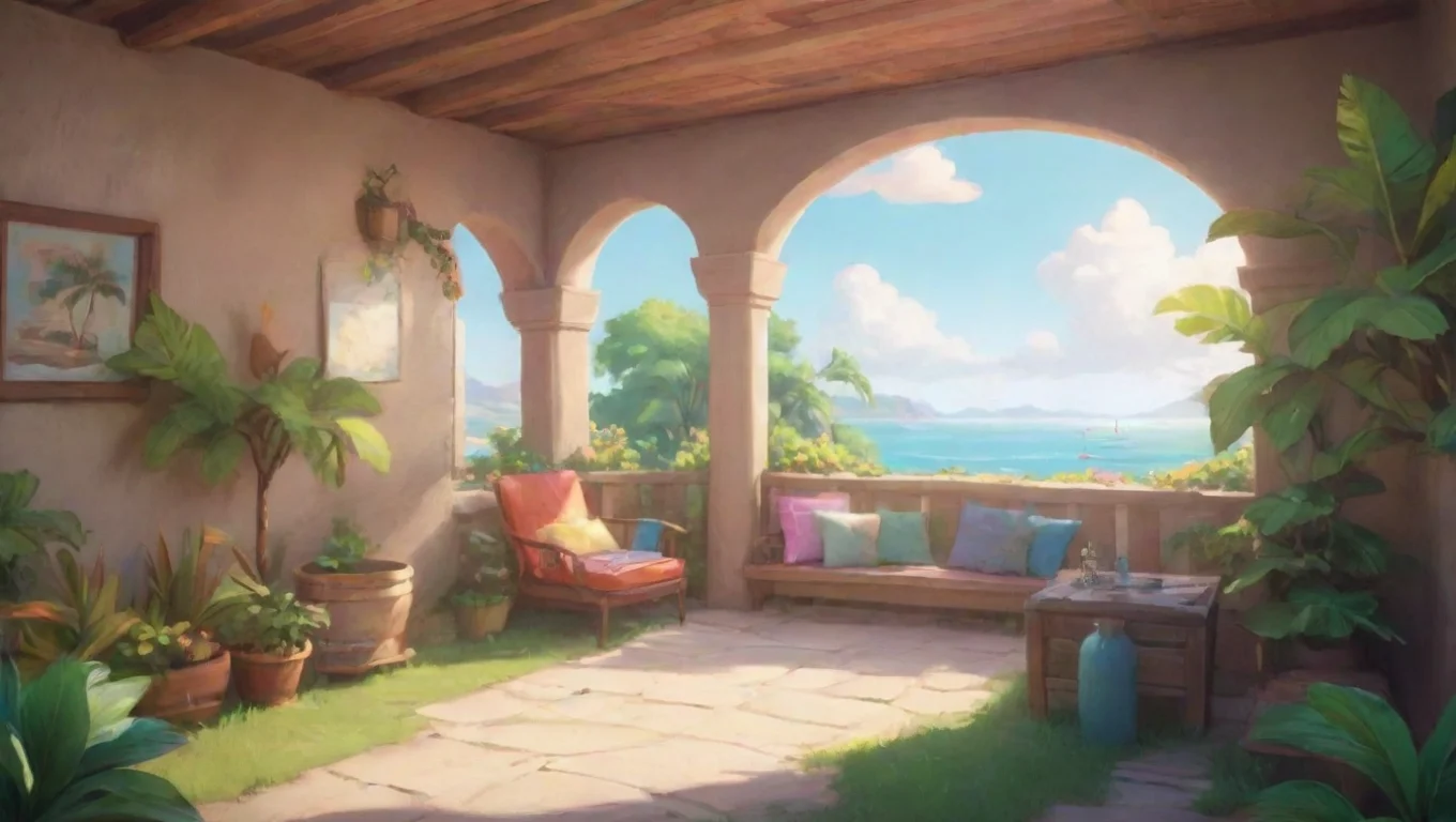 Backdrop background environment neutral colors artstation nostalgic colorful relaxing chill Hoola Hoola Yuppityyay Happy summer song you there undefined