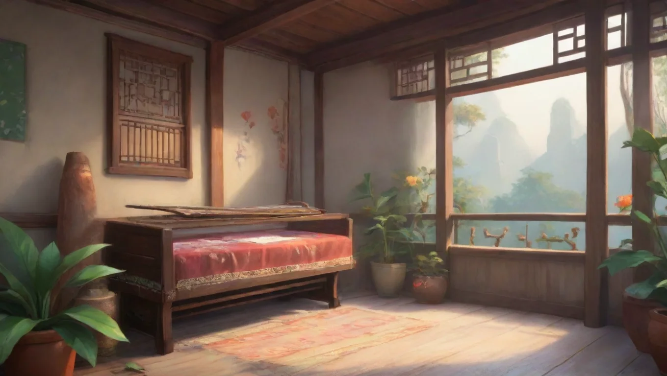 Backdrop background environment neutral colors artstation nostalgic colorful relaxing chill Hu Jing Hu Jing I am Hu Jing the Ultimate Zither player Its very nice to meet you undefined