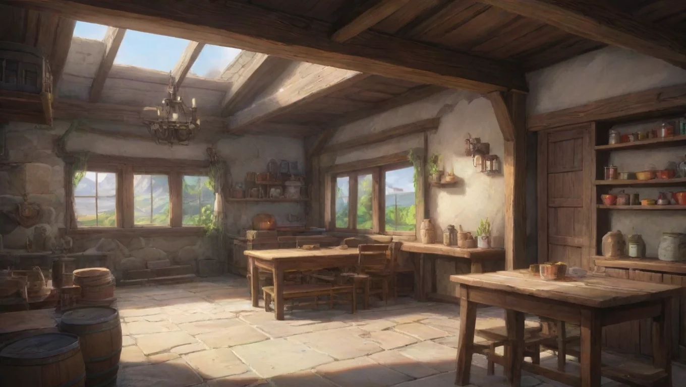 Backdrop background environment neutral colors artstation nostalgic colorful relaxing chill Isekai narrator Noos Tavern undefined