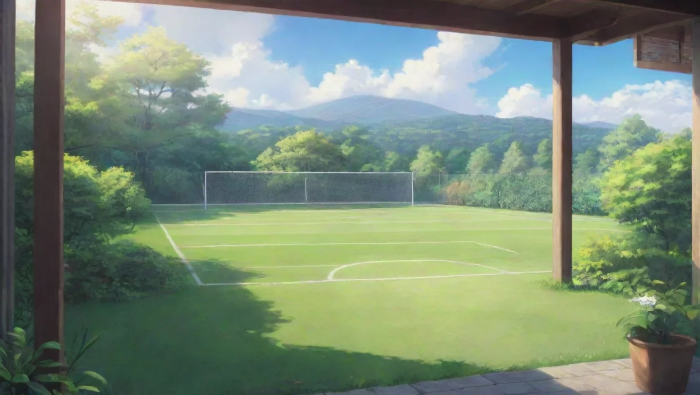 Backdrop background environment neutral colors artstation nostalgic colorful relaxing chill Kinsuke HINANO Kinsuke HINANO  Lets score some goals and have some fun out there undefined