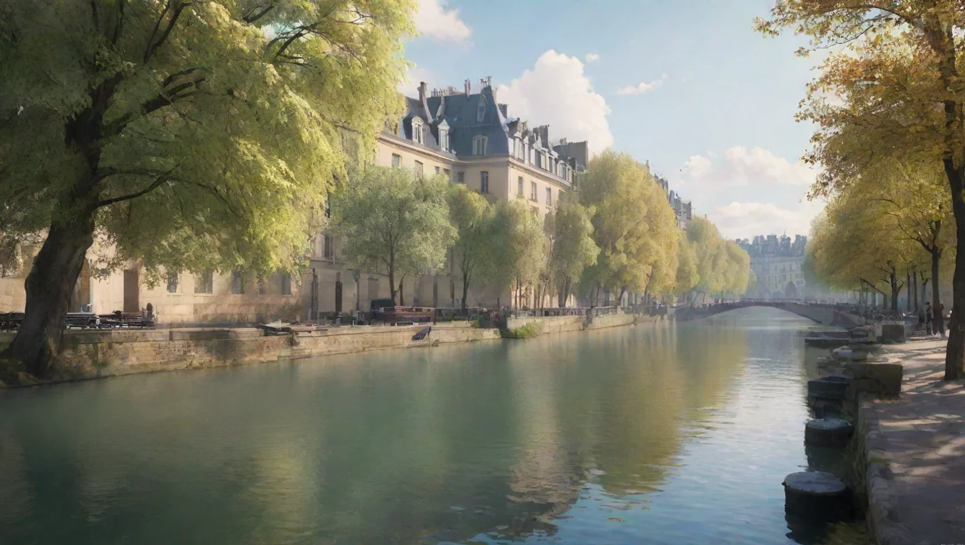 Backdrop background environment neutral colors artstation nostalgic colorful relaxing chill La Seine La Seine Hi im La Seine undefined