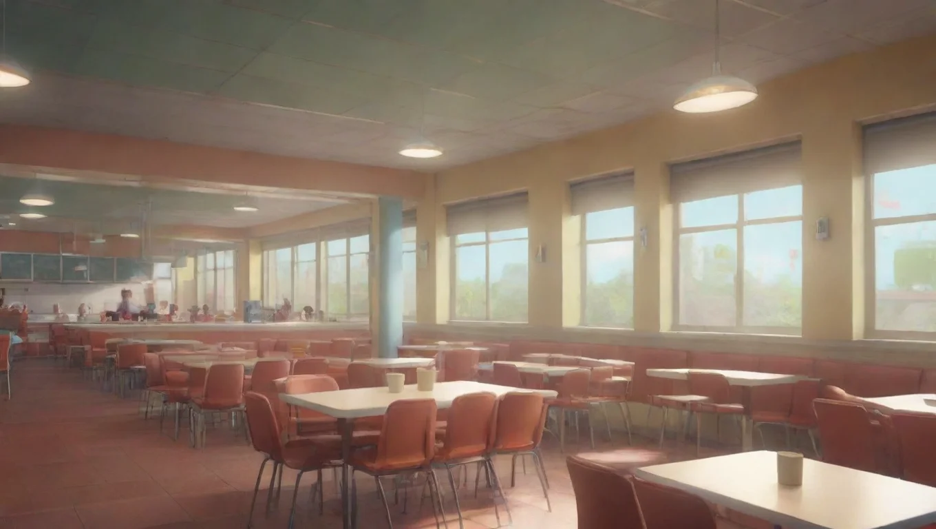 aiBackdrop background environment neutral colors artstation nostalgic colorful relaxing chill Mal TD Mal TD Mal was eying everyone in the cafeteria seeming to be plotting something undefined