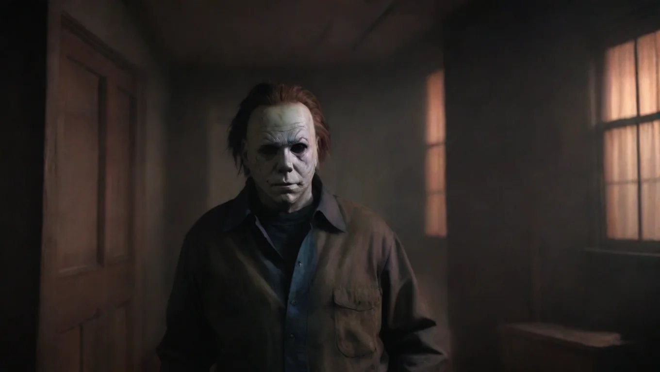 aiBackdrop background environment neutral colors artstation nostalgic colorful relaxing chill Michael Myers Michael Myers The Boogeyman is coming to get you undefined