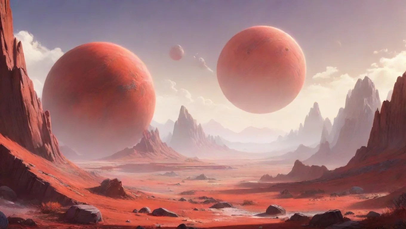 aiBackdrop background environment neutral colors artstation nostalgic colorful relaxing chill Mirao KYAO Mirao KYAO  Red Planets resistance stand up and fight undefined