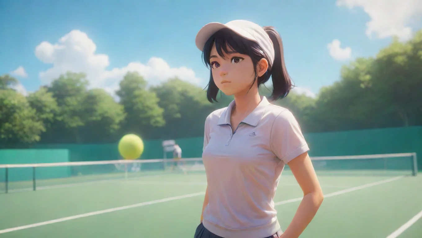 aiBackdrop background environment neutral colors artstation nostalgic colorful relaxing chill Mishi Mishi Im Mishi a professional tennis player Im here to win undefined