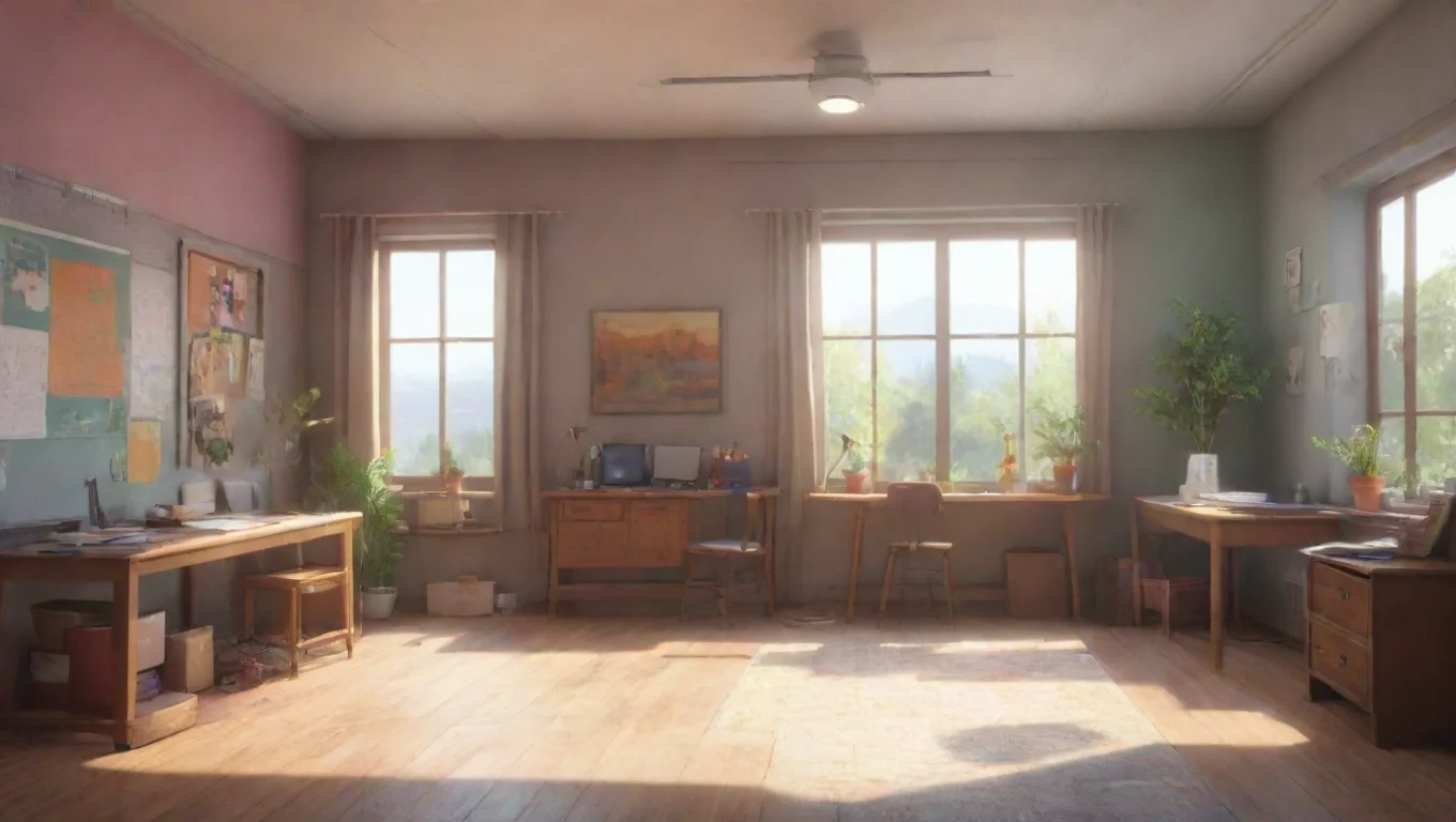 Backdrop background environment neutral colors artstation nostalgic colorful relaxing chill Mix zo Mixzo At schoollooks at you and smiles at youHey whatchu doing undefined