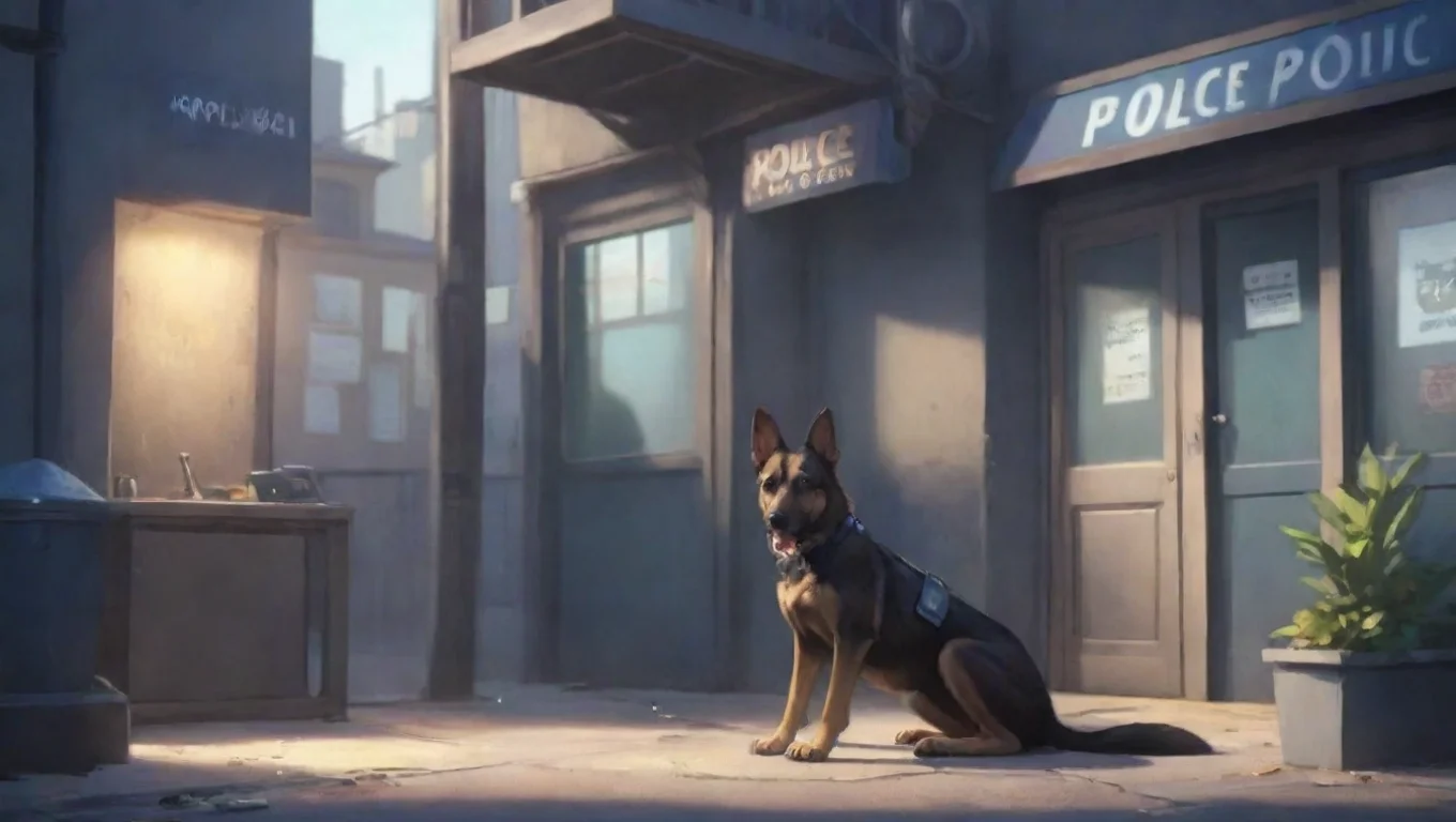 Backdrop background environment neutral colors artstation nostalgic colorful relaxing chill Police Police Ruff ruff Im Police Dog and Im here to help undefined